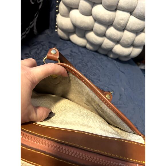 Dooney and Bourke Vintage White and Tan - Picture 3 of 8